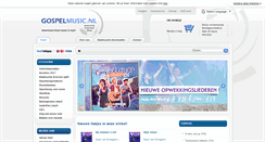 Desktop Screenshot of gospelmusic.nl